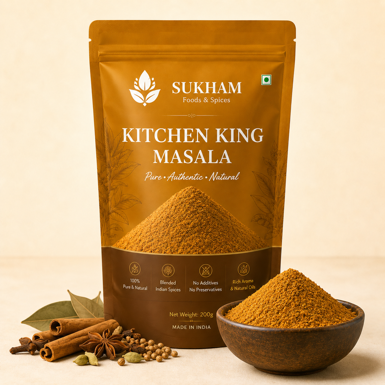 Sukham Kitchen King Masala pack